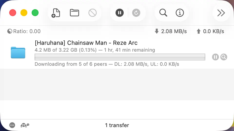 用户选定后推送到本地下载
